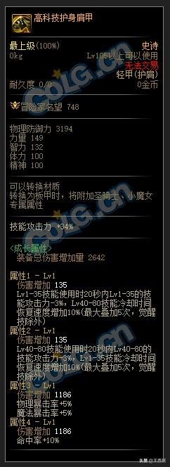 DNF110级装备搭配指南，聚焦特定技能强化-图16