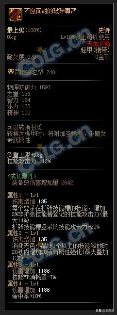 DNF110级装备搭配指南，聚焦特定技能强化-图20